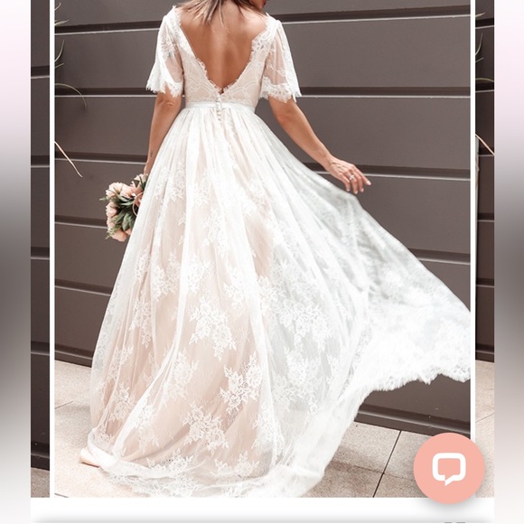 hebeos Dresses Boho Lace Wedding Dress Poshmark